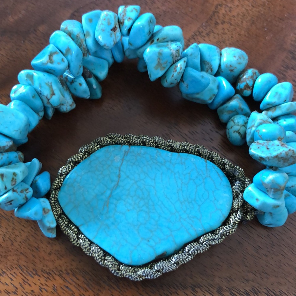 Gorgeous turquoise bracelet - Picture 4 of 4